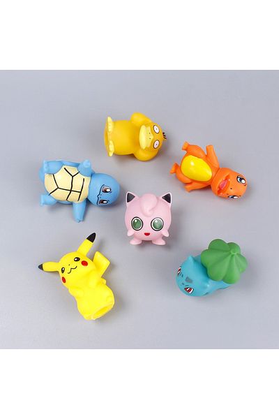 Choice 6pcs 6pcs Pokemon Figures Pikachu Anime Figures Charmander Psyduck Squirtle Jigglypuff Bulbasaur Hig