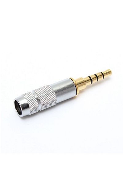 Choice 4 Pole 1pc Replacement 3.5mm Stereo 4 Pole Or 3 Pole Male Repair Headphones Audio Jack Plug Connecto