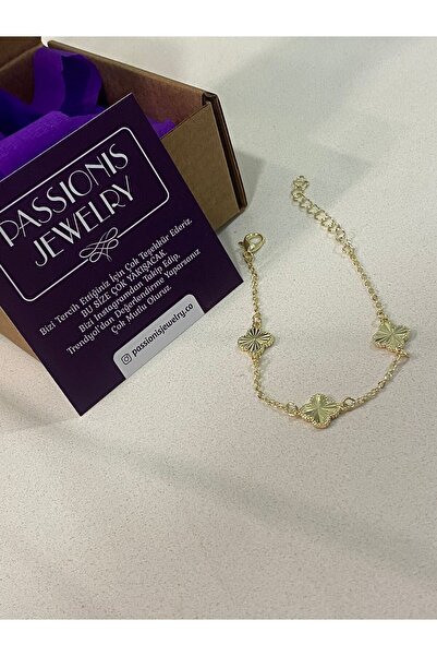 Passionis Jewelry Van Clef Model Kolye Bileklik Küpe Çok Zarif Bir Takı Seti