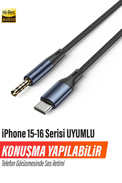 EXENAR iPhone 15 iPhone 16 Serisi Uyumlu Telefon Konuşması Yapılabilir Araç A...