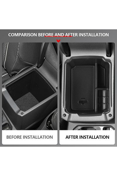 Choice Car Armrest Box Storage Tray for Volkswagen VW Tiguan MK2 2017-2022 Volkswagen VW Taos 2022 Conta...
