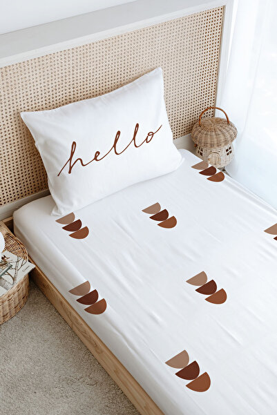 Tuğba Kuğu Single Fitted Sheet Set - Iconic Series - Vintage Moon