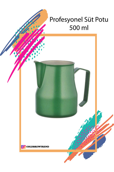 COLD BREW TREND by uğur cadırcı Barista Süt Potu - Pitcher _ Latte Art - 500 ml - 5 RENK SEÇENEĞİ