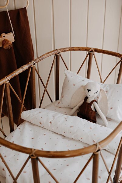 TBA COLLECTION طقم غطاء لحاف سرير بارك (80X110)| زهور بوهو الصغيرة