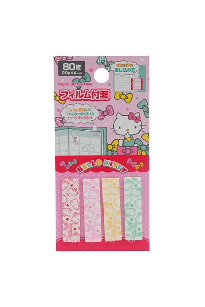 Choice Hello Kitty 80 Pieces Sanrio Sleeve Index Sticker Kawaii Hello Kitty Melody Trumpet Rectangular Stic