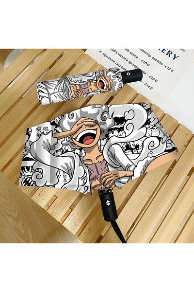 Choice Automatic One Piece Nika Luffy Fold Umbrella Anime Automatic Opening Closing Automatic Three Fold U