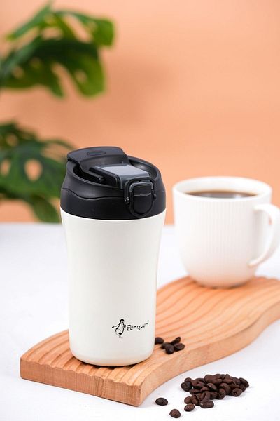 JASPER -3046 White Mug Thermos 400ml