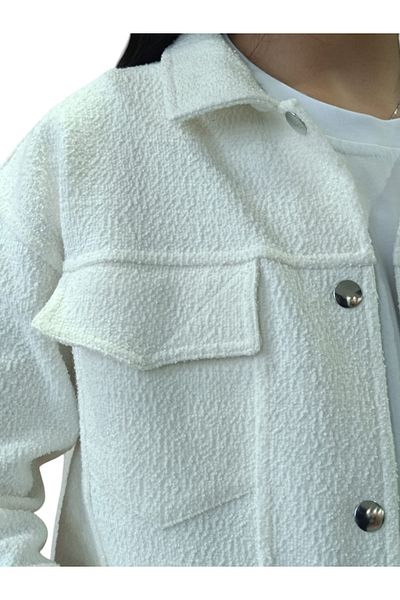 DEMOİSELLE Girl's Double Pocket Jacket