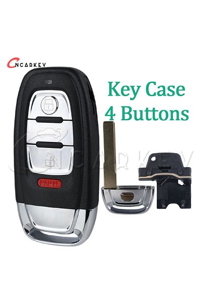 Choice 4 Buttons Case 3 4 Buttons For Audi A4l A3 A4 A5 A6 A8 Quattro Q5 Q7 A6 A8 Remote Key Shell Case Fob