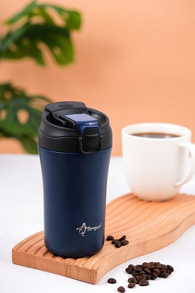 JASPER -3046 Navy Blue Mug Thermos 400ml