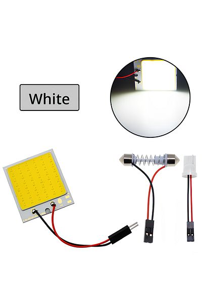 Choice 1 قطعة من مصابيح Cob 48SMD بيضاء 1/2/10x T10 W5W Cob 16SMD 24SMD 36SMD 48SMD لوحة ترخيص السيارة LED التخليص لام