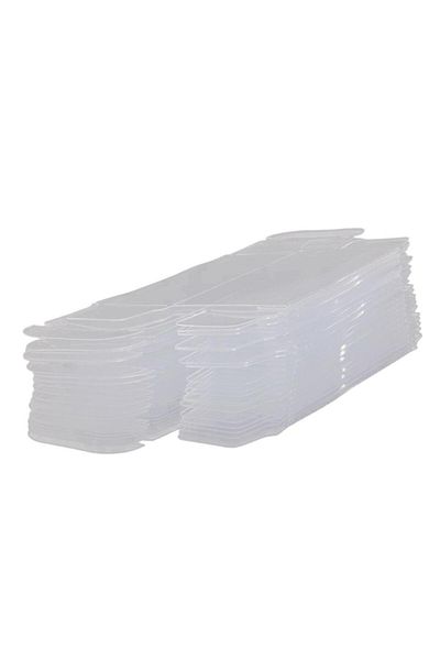 Choice 50x 1/64 Protector Clear PVC Cases 1/64 Car Toy Display Showcase for Collectibles Dolls Action Fi...