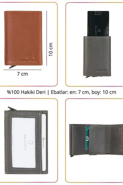 Grande 725 Ανδρική δερμάτινη θήκη για κάρτες
