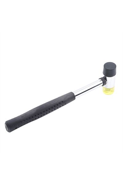 Choice 22.5cm Black Rubber Guitar Luthiers Tool Double Headed Fret Hammer Guitar Wire Replacement Tool For