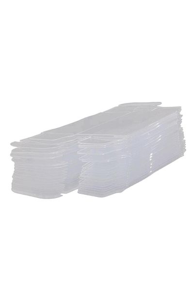 Choice 50x 1/64 Protector Clear PVC Cases 1/64 Car Toy Display Showcase for Collectibles Dolls Action Fi...
