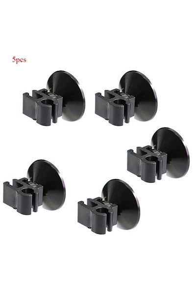 Choice 5pcs 5pcs Aquarium Suction Cup Clip Fish Tank Oxygen Tube Hose Pump Power Cord Buckle Wire Finisher