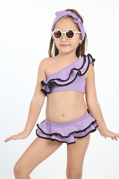 My Kids Wear Set de bikini dublu cu volane pentru fete