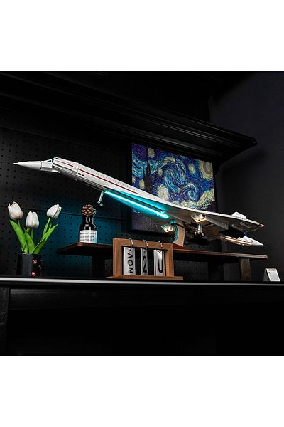 Choice Standard Lazishi Led 10318 Set Suitable For Concorde Building Blocks (only Including Lighting Access