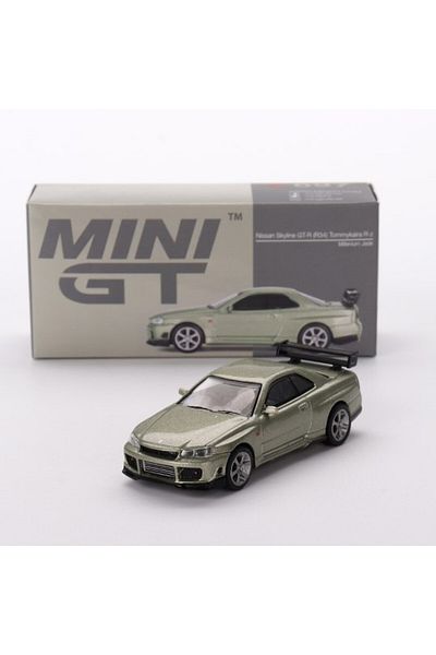 mini gt 697 نيسان سكاي لاين جي تي آر (R34)