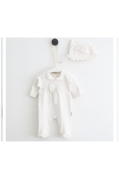 Pugi Baby Fisto Detaylı Kendinden Eldivenli Tulum