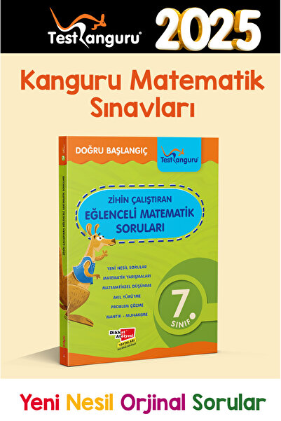 Dikkat Atölyesi Yayınları 7. Sınıf Zihin Çalıştıran Eğlenceli Kanguru Matemat...