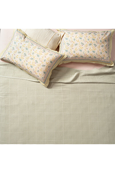 Zsa Zsa Zsu Baklan İplik Boyalı Çift Kişilik Pamuk %100 Pamuk Pike 200x220 Cm...