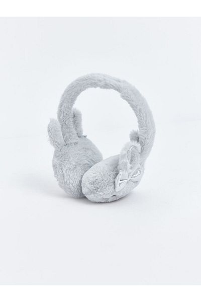 LC Waikiki Lcw Accessories Plush Girl's Earmuff with Rabbit Figure