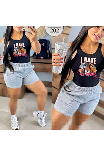 LUNAVISTA I Have Two Souls Printed Unisex Shorts T-Shirt Set