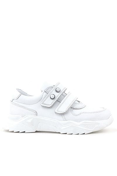 Rakerplus Pantofi pantofi pentru fete din piele naturală White Stone