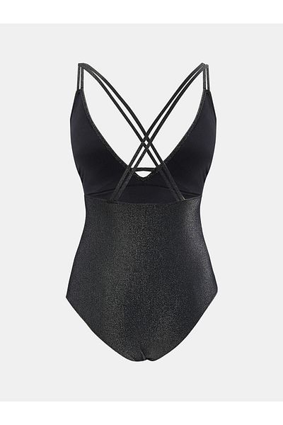 LC Waikiki Γυναικείο μαγιό LCW DREAM Mixed V-Neck Shiny Look