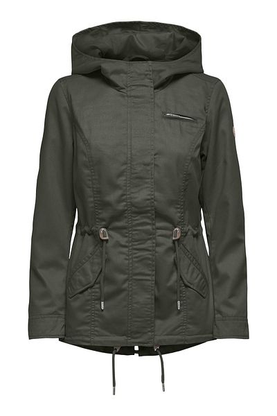 ONLY Onllorca Canvas Parka Otw Noos Khaki
