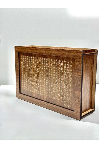 Custox Parabox - 10.000TL Piggy Bank - Wooden Money Saving Target Box - Gift Products