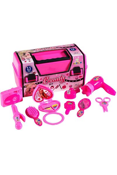 KETSAN OYUNCAK 11 Piece 3+ Beauty Set - Beauty Set with Bag