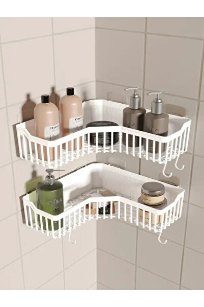 GenelTedarik Adeziv duș baie bucătărie colț săpunieră raft bucătărie organiza...