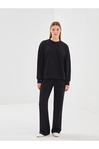 LC Waikiki Oversize dámská mikina LCW Vision Crew Crew Neck