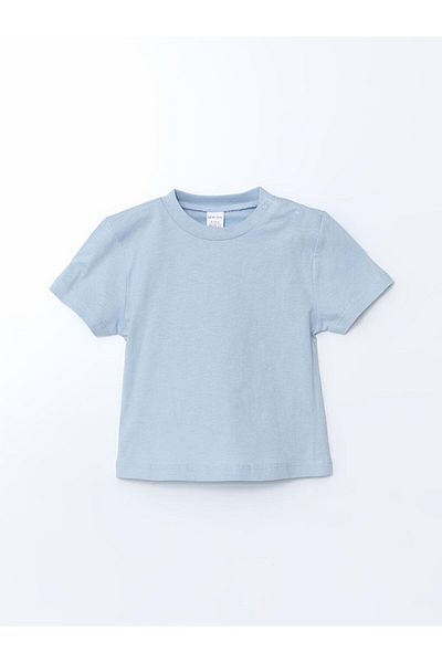 LC Waikiki LCW baby Crew Neck Baby Boy T-Shirt and Salopette 2-Piece