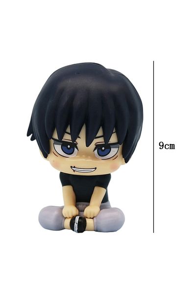Choice Anime Cute Fushiguro Toji Jujutsu Kaisen Figure Gojo Satoru Action Figure Q Version Doll Geto Sug...
