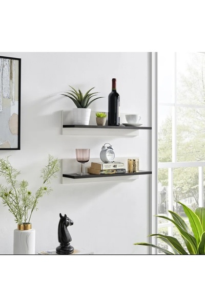 EGN WOODS 70x15x2a Bibliotecă Montessori - 2 bucăți 70x15x15cm Raft pentru ba...