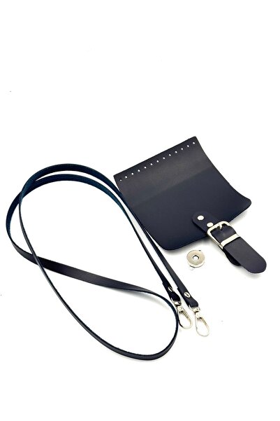 Lady Moss Set de genți pentru telefon în culoarea bleumarin