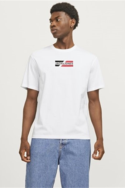 Jack & Jones JJECORP T-Shirt mit Grafikdruck – O-Ausschnitt, SS-Modell, Noos ...