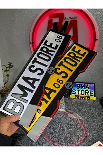 BMASTORE06 Nissan Lip Model Pleksi Plakalık (1ÇİFT,2ADET)