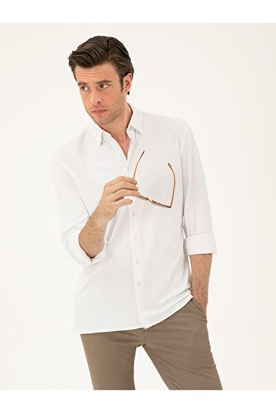 Cacharel Beyaz Slim Fit Gömlek 50286260-VR013