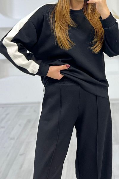 Lady Doll Σετ φόρμας Modal Fabric Side Stripe