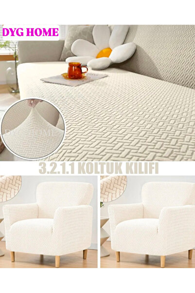dyg home Set husă scaun Lycra 3 2 1 1 Set husă scaun Produs textil pentru casă