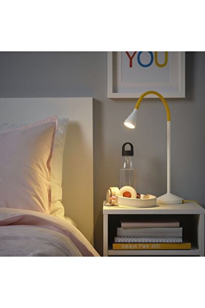 IKEA - NAVLINGE, LED'li çalışma lambası, sarı-beyaz, 52 cm