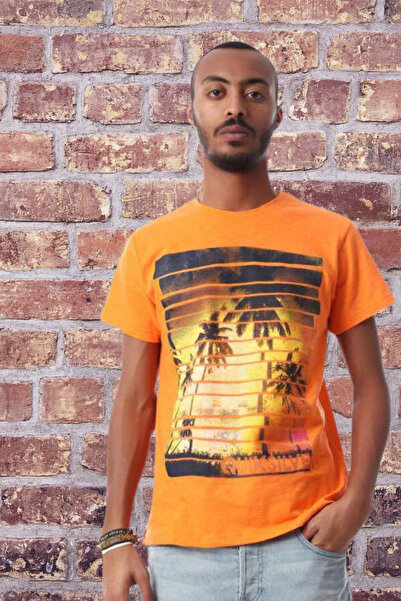 Wish BF Palm Printed Oversize T-Shirt