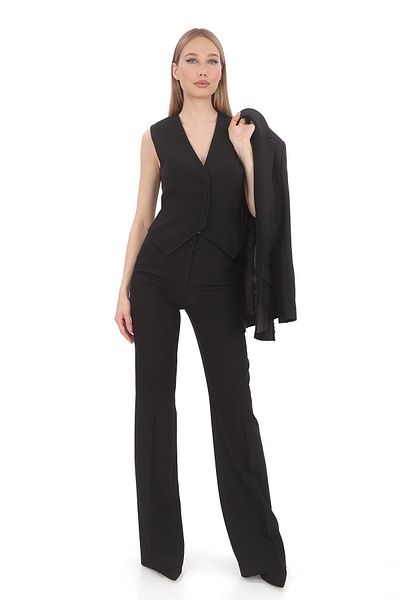 PEARL Stylish Crepe Blazer Jacket and Vest Pants Set - for Office, Invitation, Wedding, and Special Occasion