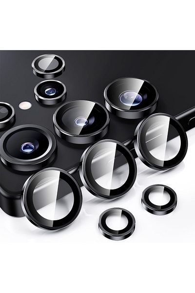 AWH Camera Lens Protector for Samsung Galaxy S25 Ultra, Ultra-HD 9H Glass, Military-Grade