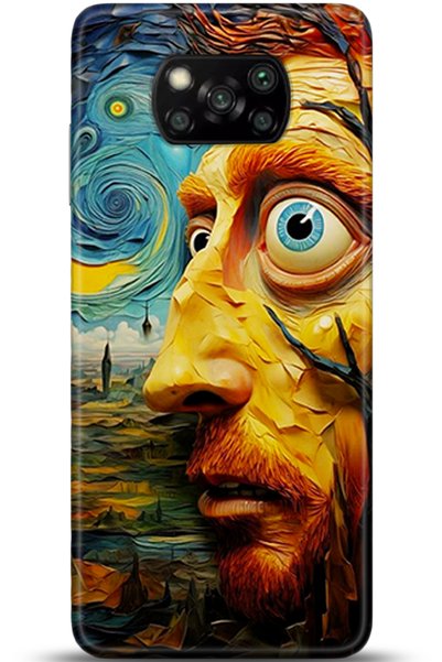 adveksiyon حافظة هاتف Xiaomi Poco X3 Pro مطبوعة بدقة HD - أصلية على قيد الحيا...