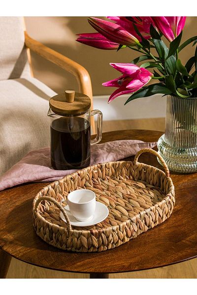 LC Waikiki Wicker Tray 32 cm
